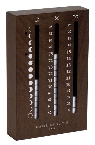 Wine cellar temperature and humidity gauge for sale