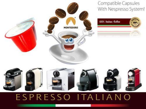 400 MONTEDORO Nespresso Capsule Compatible Nespresso machine