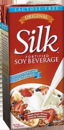 Silk plain soymilk asceptic 12/32 oz for sale