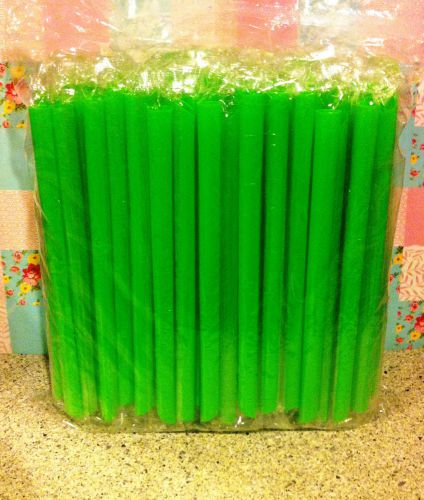 100pcs.Individual wrapped New Brand Big Giant Straws for Christmas Food/Kitchen