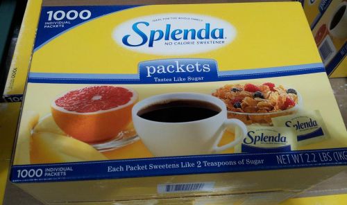 Splenda Sweetener No Calorie - single serving packets 1000 ct case