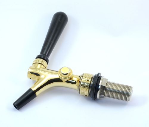 NEW! Beer Tap Handle Draft Faucet Flow Control CMB XM 5/8&#034; Gold