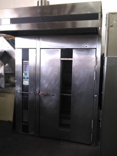 LATE MODEL BAXTER DOUBLE RACK OVEN W/HOOD (GAS) DIGITAL CONTROLS (CHEAP SHIPPING