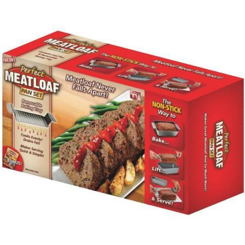 Perfect Meatloaf Loaf Pan Set - As Seen On TV-PERFECT MEATLOAF PAN