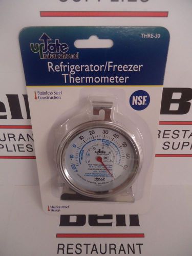 *new* update thre-30 refrigerator / freezer 3&#034; thermometer - free shipping! for sale