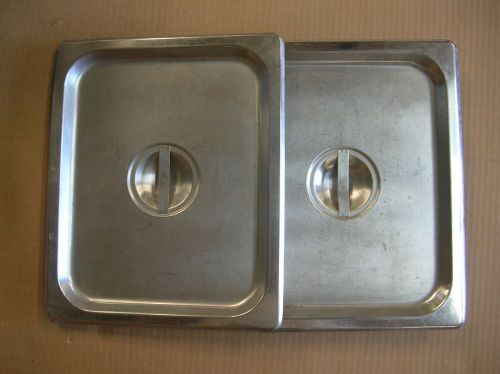 S/S Pan Covers, Qty. 2, Used