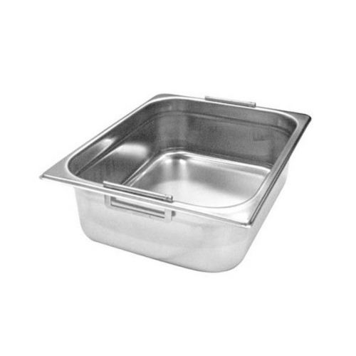 20 7/8 &#034; X  12 3/4&#034; stainless-steel hotel food pan with retractable handles