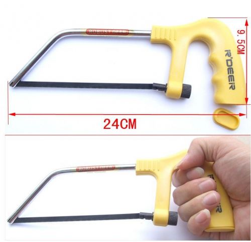 2 sets hand-held mini bench cutting jewelers candle wood hand saw frame tools for sale