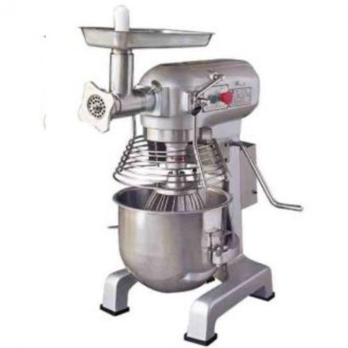 Welbon 20 qt. food mixer with meat grinder attachment w/ hook, beater, whip m20a for sale