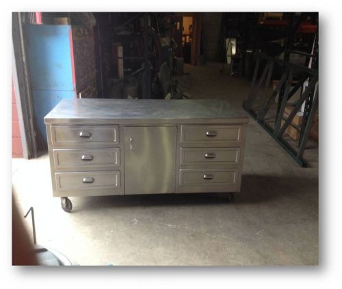 Stainless Steel Prep Table Cabinet