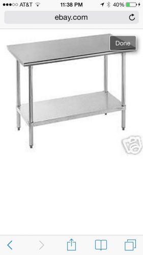 24X48 STAINLESS STEEL WORKING TABLE
