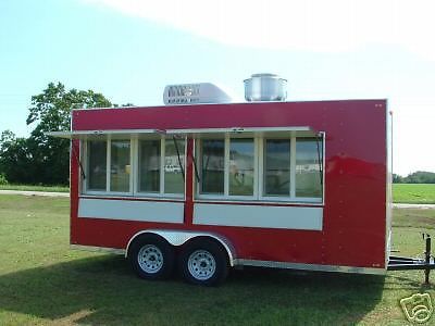 2015 concession trailer mobile kitchen 7 x 16 for sale
