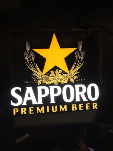 Sapporo Premium Beer LED Illuminated Sign
