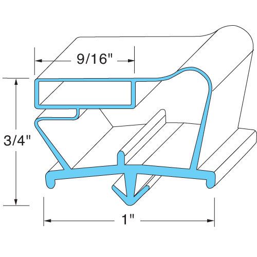 Beverage air door gasket 712-012d-13 for sale