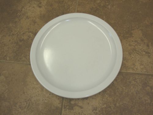 Lot of 6 Carlisle Kingline Dinner Serving Plate NKL116 White 10&#034;