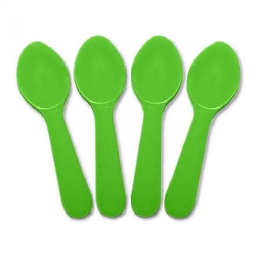Green Plastic Taster Spoons - 3,000 / Case