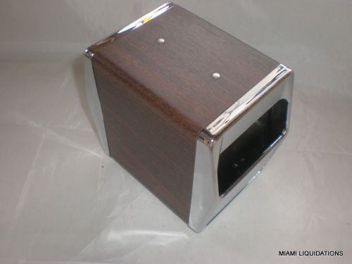 LOT OF 12  Traex 6509-12 Vertical commercial napkin dispenser walnut 2 sided VTG