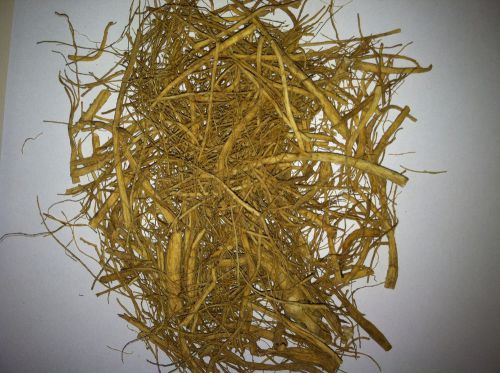 4 OUNCE  DRY WILD GINSENG ROOT FIBER AND PRONG