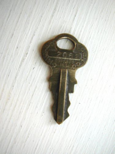 Vintage Used Chicago Lock Co USA Vending Machine Lock 2062 206 Brass Key Keys