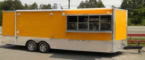 Concession Trailers 8.5&#039;x24&#039; Yellow - Vending Food Catering Event trailer