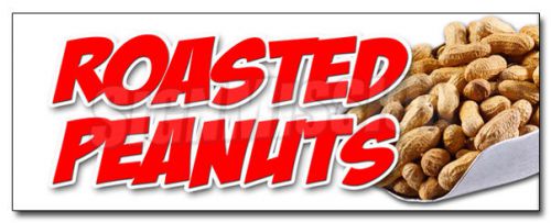 12&#034; roasted peanuts decal sticker fresh hot salted jumbo nut nuts boiled for sale