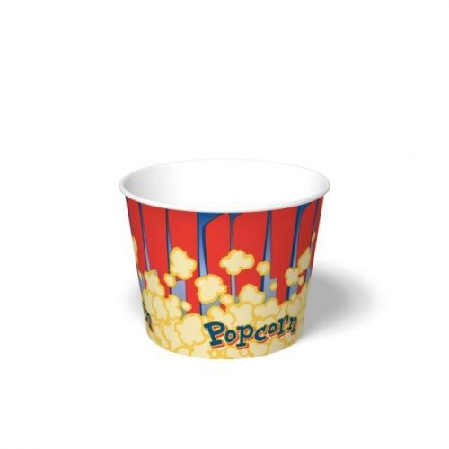 Popcorn tubs 85oz quantity of 300 for sale