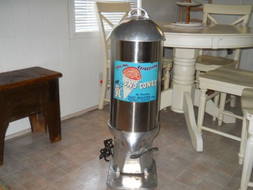 EXTREMELY RARE VINTAGE SNO-MASTER COMMERCIAL SNOW CONE MACHINE