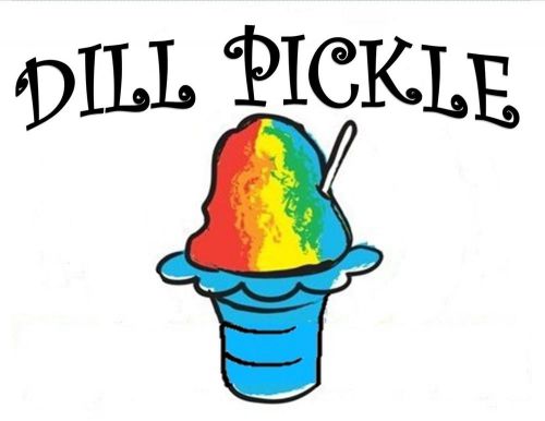 DILL PICKLE SYRUP MIX SHAVED ICE / SNOW CONE Flavor GALLON CONCENTRATE #1