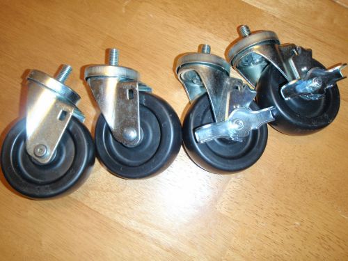 True Refrigeration Caster Set Of 4 (New) 4&#034; 2 Locking &amp; 2 Non Locking