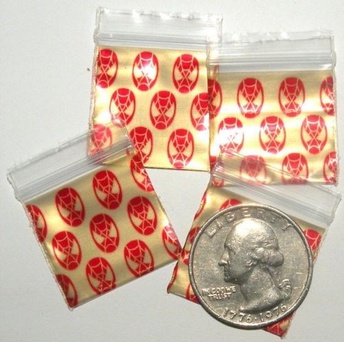 200 Superhero Baggies 1 x 1 inch  mini ziplock bags 1010