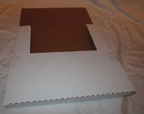 Lot of 2 (two) standard lp record mailers / variable depth boxes / 12.5&#034; x 12.5&#034; for sale