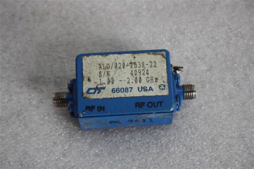 CTT Low-Noise Amplifiers ALO/020-1538-22 1.0-2.0 GHz