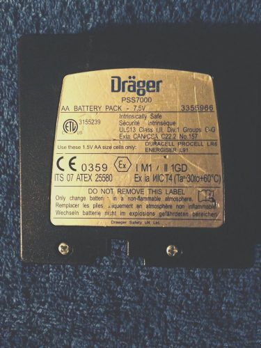 Drager pss7000 aa battery pack for scba 3356556 for sale