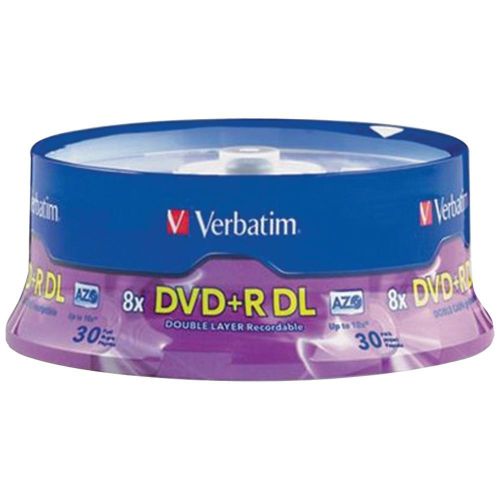 BRAND NEW - Verbatim 96542 8.5gb Dual-layer Dvd+rs (30-ct Spindle)