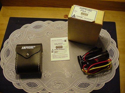 AmpProbe Instrument  Phase Sequence Adapter Model PSA-1 NEW WITH CASE!