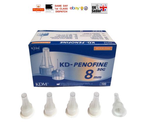 1x 100x  insulin pen needles kdm kd-penofine sterile 30g 0.30x8 mm fast cheapest for sale