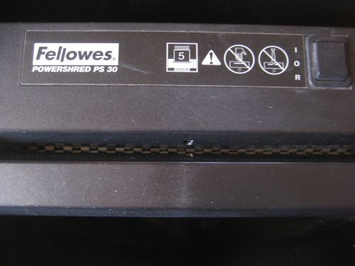 Fellowes PS30 paper shredder