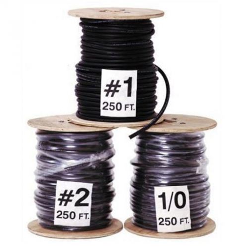 #2 welding battery cable 250 feet made in usa black for sale