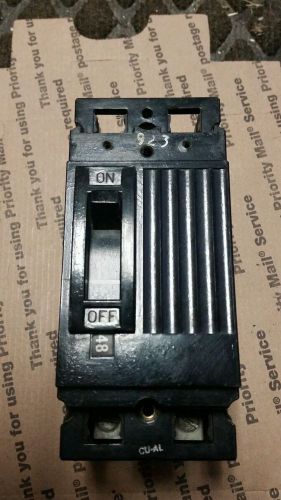 GENERAL Electric TE122040 CIRCUIT BREAKER 40A 2pole,240VAC  great condition