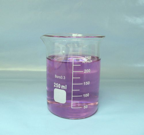 Beaker 250ml 250 ml griffin graduated borosilicate glass lab measuring irregular for sale