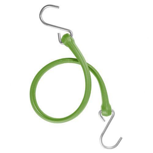 The perfect bungee 19-inch strap with stainless steel s-hooks, jd green new for sale