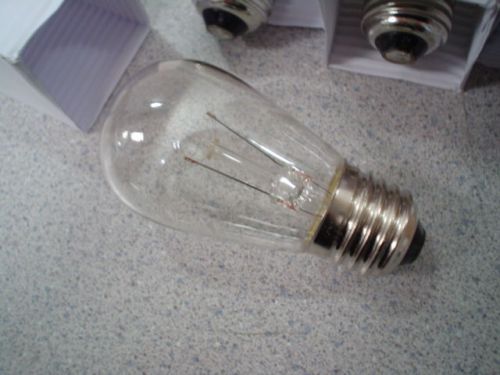 11s14/cl, 130-volt clear light bulbs - medium base (25) for sale