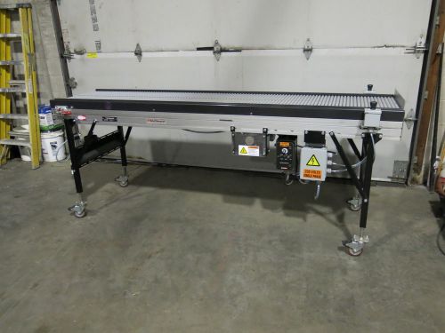 Shuttleworth conveyor 99&#034; x 20&#034; variable speed roller top 2012 single phaze for sale