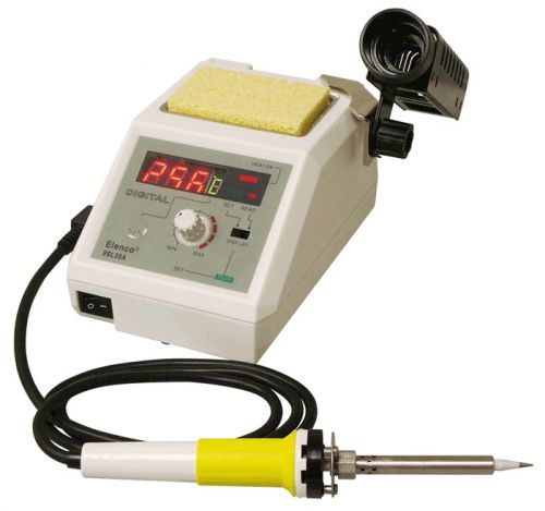 Elenco sl30a temperature controlled electronic solder station digital led new! for sale