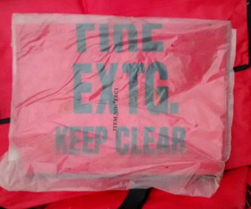 Small heavy duty fire extinguisher cover bag fec1 for sale