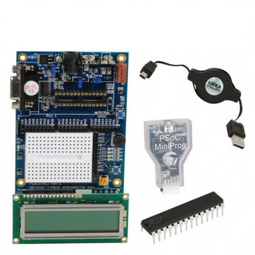 PSOC 1, WITH MINIPROG, EVAL KIT Part # CYPRESS SEMICONDUCTOR CY3210-PSOCEVAL1