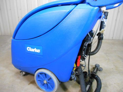 Clarke 17 inch vantage floor scrubber autoscrubber w built in charger for sale