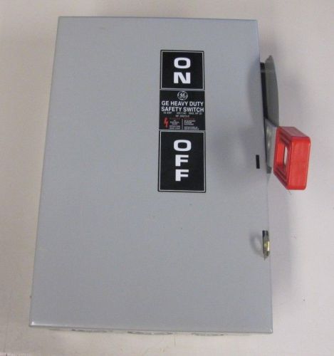 Ge th3361 model 10 30a 30 a amp 600v fusible safety disconnect switch new for sale