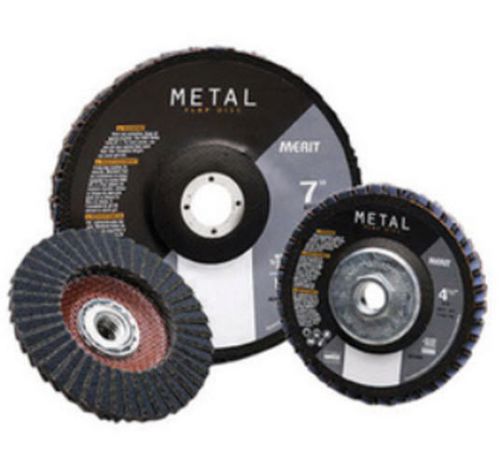 Box/10 Norton Metal Zirconia Flap Discs 4-1/2 x 5/8-11 40 Grit 66254437013