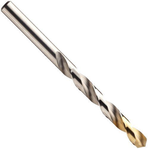 Dormer A002 High Speed Steel Jobber Drill Bit  Uncoated (Bright) Finish with TiN